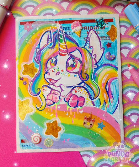 Unicorn painting Unicorn painting